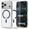 Spigen Ultra Hybrid MagFit Apple iPhone 18 Pro Max / 17 Pro Max tok, MagSafe, Clear, átlátszó-kék