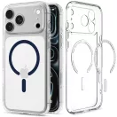 Spigen Ultra Hybrid MagFit Apple iPhone 18 Pro Max / 17 Pro Max tok, MagSafe, Clear, átlátszó-kék