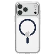   Spigen Ultra Hybrid MagFit Apple iPhone 18 Pro Max / 17 Pro Max tok, MagSafe, Clear, átlátszó-kék