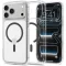 Spigen Ultra Hybrid MagFit Apple iPhone 18 Pro Max / 17 Pro Max tok, MagSafe, Clear, átlátszó-szürke