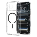 Spigen Ultra Hybrid MagFit Apple iPhone 18 Pro Max / 17 Pro Max tok, MagSafe, Clear, átlátszó-szürke