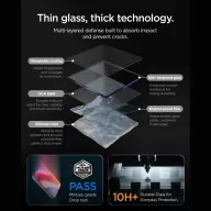   Spigen Glas.tR EZ Fit Pro HD Apple iPhone Duo tempered kijelzővédő fólia felhelyező kerettel