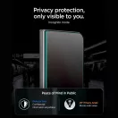 Spigen Glas.tR EZ Fit Pro HD Apple iPhone Duo privacy kijelzővédő fólia felhelyező kerettel (betekintésgátló)