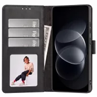   Tech-Protect Wallet Xiaomi Redmi Note 17 Pro Max flip / kinyitható tok, fekete