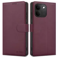   Tech-Protect Wallet Xiaomi Redmi Note 17 Pro Max flip / kinyitható tok, bordó