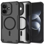   Tech-Protect Rugged Shield Xiaomi Redmi Note 17 Pro ütésálló tok, MagSafe, fekete