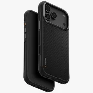   Uniq Keva Edge Magclick Apple iPhone 18 Pro / 17 Pro Aramid tok, MagSafe, kevlár, fekete