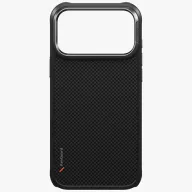  Uniq Keva Edge Magclick Apple iPhone 18 Pro / 17 Pro Aramid tok, MagSafe, kevlár, fekete