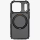 Uniq Swivix Apple iPhone 18 Pro / 17 Pro tok gyűrűs telefontartóval, MagSafe, 360 fokban forgatható, fekete