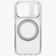   Uniq Swivix Apple iPhone 18 Pro / 17 Pro tok gyűrűs telefontartóval, MagSafe, 360 fokban forgatható, átlátszó