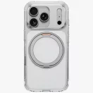 Uniq Swivix Apple iPhone 18 Pro Max / 17 Pro Max tok gyűrűs telefontartóval, MagSafe, 360 fokban forgatható, átlátszó
