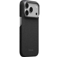  Pitaka Edge Apple iPhone 18 Pro / 17 Pro hátlap tok, MagSafe, fekete