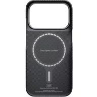   Pitaka Edge Apple iPhone 18 Pro / 17 Pro hátlap tok, MagSafe, fekete