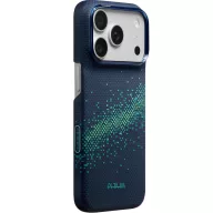   Pitaka Milky Way Galaxy 2.0 Apple iPhone 18 Pro / 17 Pro hátlap tok, MagSafe, kék