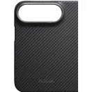 Pitaka Edge Apple iPhone Duo hátlap tok, MagSafe, fekete