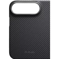 Pitaka Edge Apple iPhone Duo hátlap tok, MagSafe, fekete