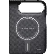 Pitaka Edge Apple iPhone Duo hátlap tok, MagSafe, fekete