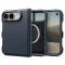 Spigen Tough Armor Mag Apple iPhone Duo tok, MagSafe, Metal Slate, kék