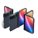 Spigen Tough Armor Mag Apple iPhone Duo tok, MagSafe, Metal Slate, kék