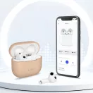 Tech-Protect Silicone Apple Airpods 5 / Airpods 4 tok, szilikon, fekete