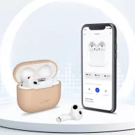   Tech-Protect Silicone Apple Airpods 5 / Airpods 4 tok, szilikon, fekete