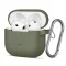 Tech-Protect Silicone Hook Apple Airpods 5 / Airpods 4 tok, karabinerrel, szilikon. zöld