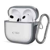   Tech-Protect Magmat Apple Airpods 5 / Airpods 4 tok, karabinerrel, matt szürke