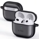Tech-Protect Magmat Apple Airpods 5 / Airpods 4 tok, karabinerrel, matt fekete