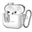 Tech-Protect Slim Hook Apple Airpods 5 / Airpods 4 tok, karabinerrel, átlátszó