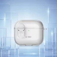   Tech-Protect Slim Hook Apple Airpods 5 / Airpods 4 tok, karabinerrel, átlátszó
