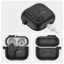 Tech-Protect Slim Hook Apple Airpods 5 / Airpods 4 tok, karabinerrel, fekete