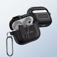   Tech-Protect Slim Hook Apple Airpods 5 / Airpods 4 tok, karabinerrel, fekete