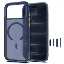 Tech-Protect MagAir Apple iPhone 18 Pro / 17 Pro tok megerősített sarkakkal, MagSafe, Matt, kék-narancs