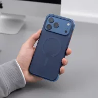   Tech-Protect MagAir Apple iPhone 18 Pro / 17 Pro tok megerősített sarkakkal, MagSafe, Matt, kék-narancs