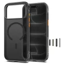 Tech-Protect MagAir Apple iPhone 18 Pro / 17 Pro tok megerősített sarkakkal, MagSafe, Matt, fekete-narancs