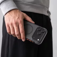   Tech-Protect MagAir Apple iPhone 18 Pro / 17 Pro tok megerősített sarkakkal, MagSafe, Matt, fekete-narancs
