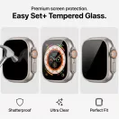 Tech-Protect Easy Set+ Apple Watch Ultra 4 / 3 / 2 / 1 49mm tempered glass kijelzővédő fólia felhelyező kerettel (2db)