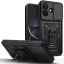 Tech-Protect Camshield Pro Xiaomi Redmi Note 17 Pro strapabíró tok kameravédelemmel, kitámasztóval, fekete