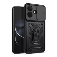   Tech-Protect Camshield Pro Xiaomi Redmi Note 17 Pro Max strapabíró tok kameravédelemmel, kitámasztóval, fekete