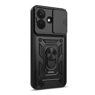   Tech-Protect Camshield Pro Xiaomi Redmi Note 17 Pro Max strapabíró tok kameravédelemmel, kitámasztóval, fekete