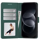 Tech-Protect Wallet Xiaomi Redmi Note 17 Pro flip / kinyitható tok, zöld