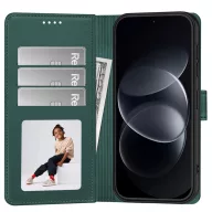   Tech-Protect Wallet Xiaomi Redmi Note 17 Pro flip / kinyitható tok, zöld