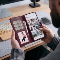   Tech-Protect Wallet Xiaomi Redmi Note 17 Pro Max flip / kinyitható tok, zöld