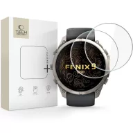   Tech-Protect Glass Fit+ Garmin Fenix 9 Pro (47mm) kijelzővédő üvegfólia, átlátszó (2db)