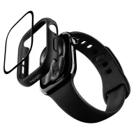   Spigen Thin Fit 360 Apple Watch 11 / 10 42mm tok kijelző védelemmel, Black, fekete