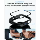 Spigen Thin Fit 360 Apple Watch 11 / 10 42mm tok kijelző védelemmel, Black, fekete