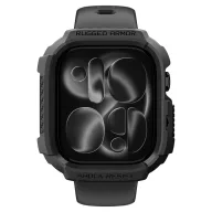 Spigen Rugged Armor Apple Watch 12 42mm tok, Black, fekete