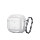 Tech-Protect FlexAir Apple Airpods 5 / Airpods 4 tok, karabinerrel, átlátszó