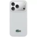 Lacoste Petit Pique Lacquer Logo Apple iPhone 18 Pro Max / 17 Pro Max mágneses hátlap tok, MagSafe, fehér