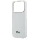 Lacoste Petit Pique Lacquer Logo Apple iPhone 18 Pro Max / 17 Pro Max mágneses hátlap tok, MagSafe, fehér